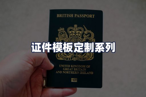 证件模板定制系列